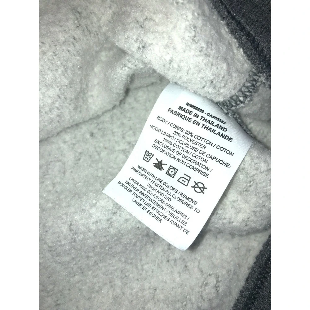 Nike Mens Sportswear Club Fleece Full Zip Hoodie Charcoal Grey XL BV2645-071